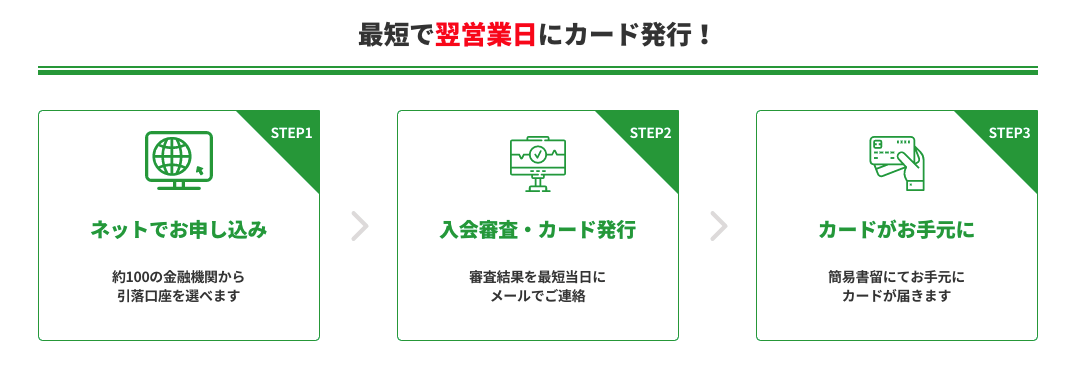 三井住友カードの申し込み~審査~届くまでのステップ